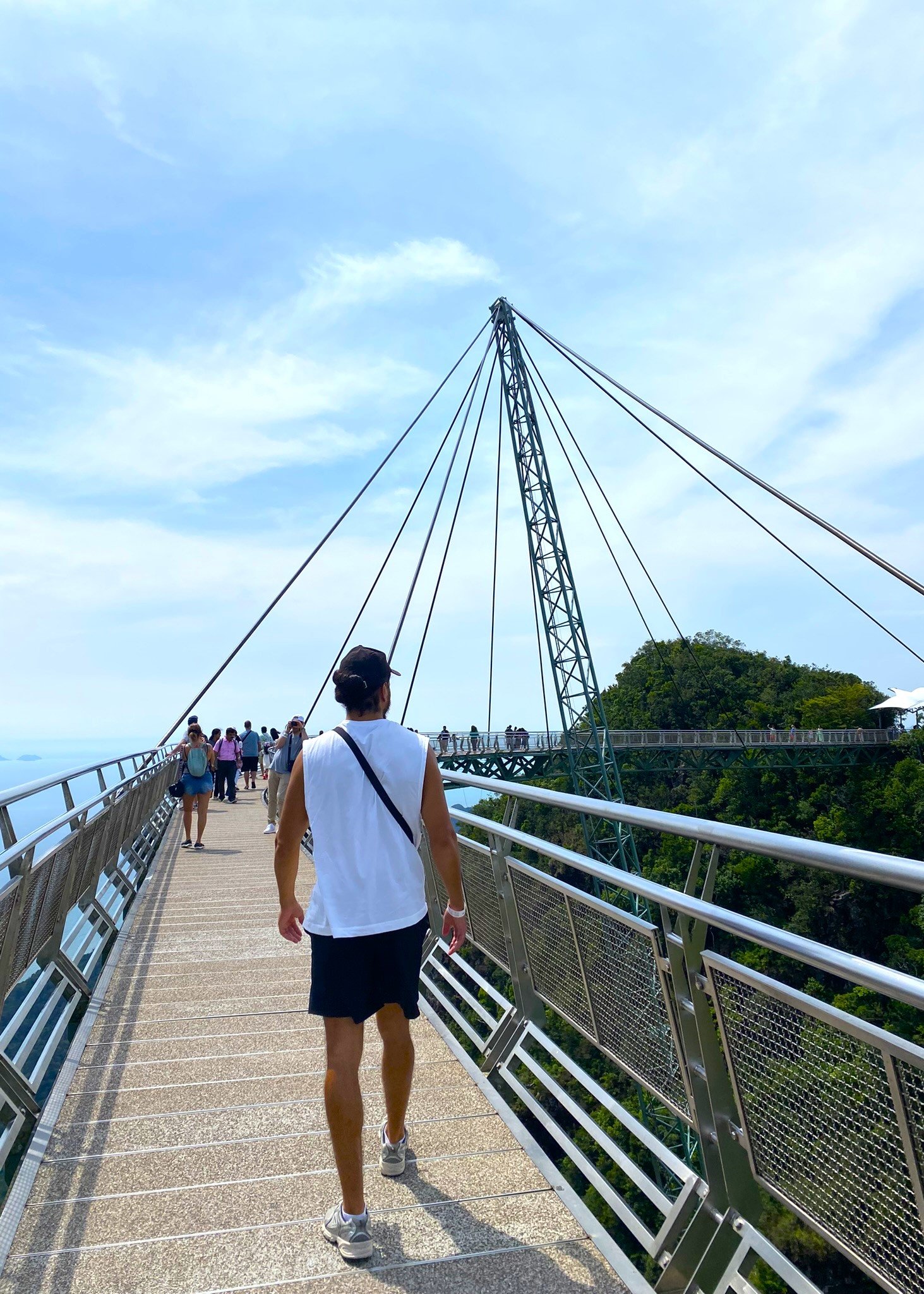 The Langkawi Sky Bridge is one of the island’s top attractions, offering panoramic views over the rainforest and Andaman Sea. Easily accessible by cable car, it’s a must-visit landmark when traveling to Langkawi.
