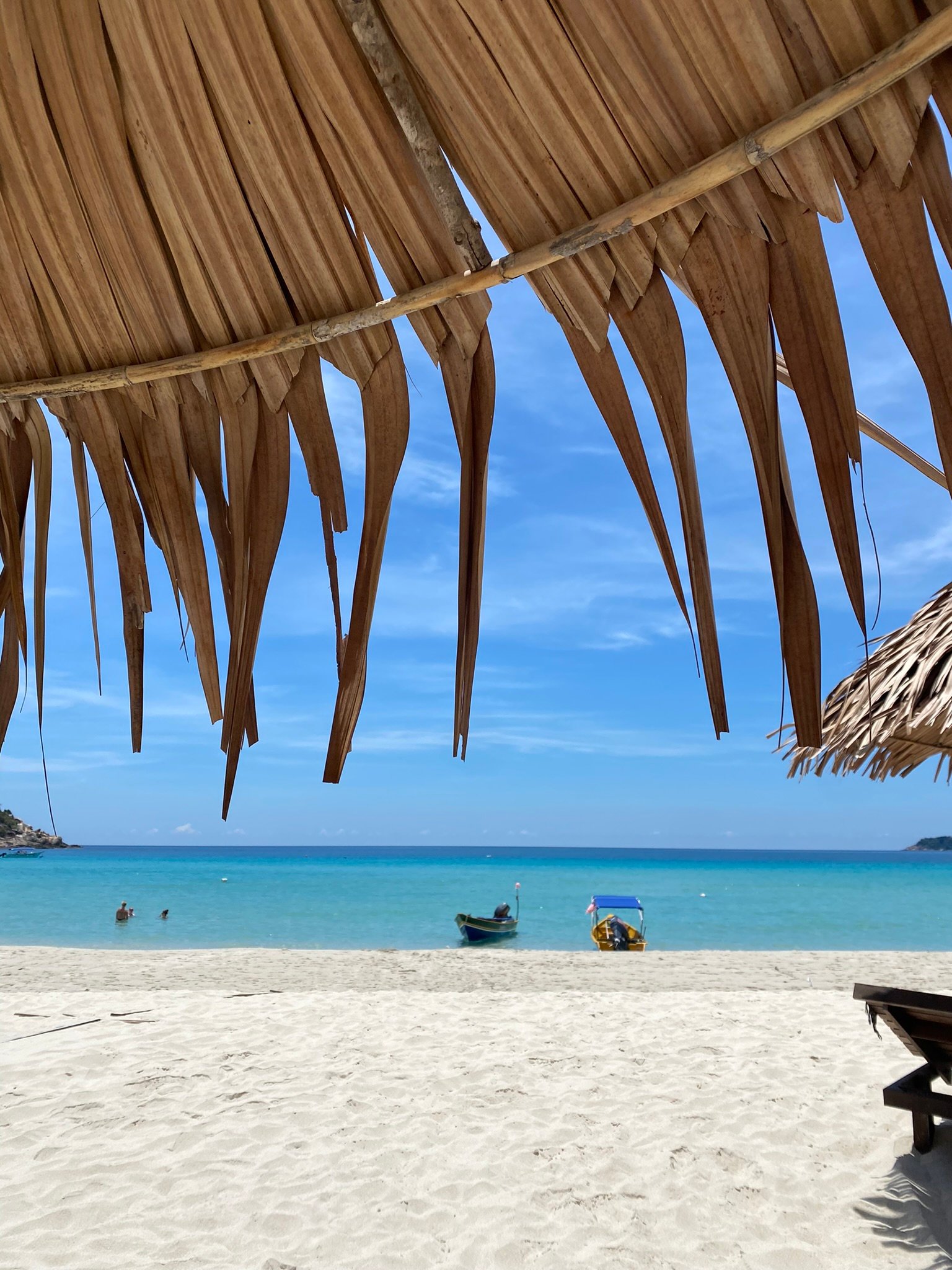 The Perhentian Islands are a tropical island destination off the coast of Malaysia. Known for their white sandy beaches, crystal-clear water, and colorful coral reefs, the islands are perfect for snorkeling, diving, and relaxing in nature. The two main islands, Perhentian Besar and Perhentian Kecil, attract travelers looking for beautiful beaches and a laid-back tropical atmosphere.